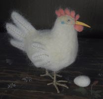 white hen