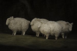 felted sheep