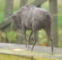 needle felted gnu