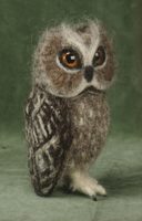 needle felted owl