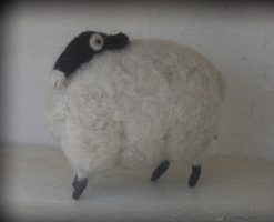 felted sheep