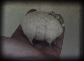 felted sheep